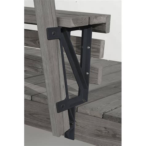 bench brackets metal|deck cantilever bench bracket.